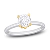 Thumbnail Image 1 of Y-Knot Diamond Solitaire Ring 1 ct tw Round 14K White Gold (I/I1)