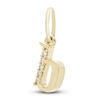 Thumbnail Image 2 of Initial B Necklace Charm Diamond Accents 10K Yellow Gold