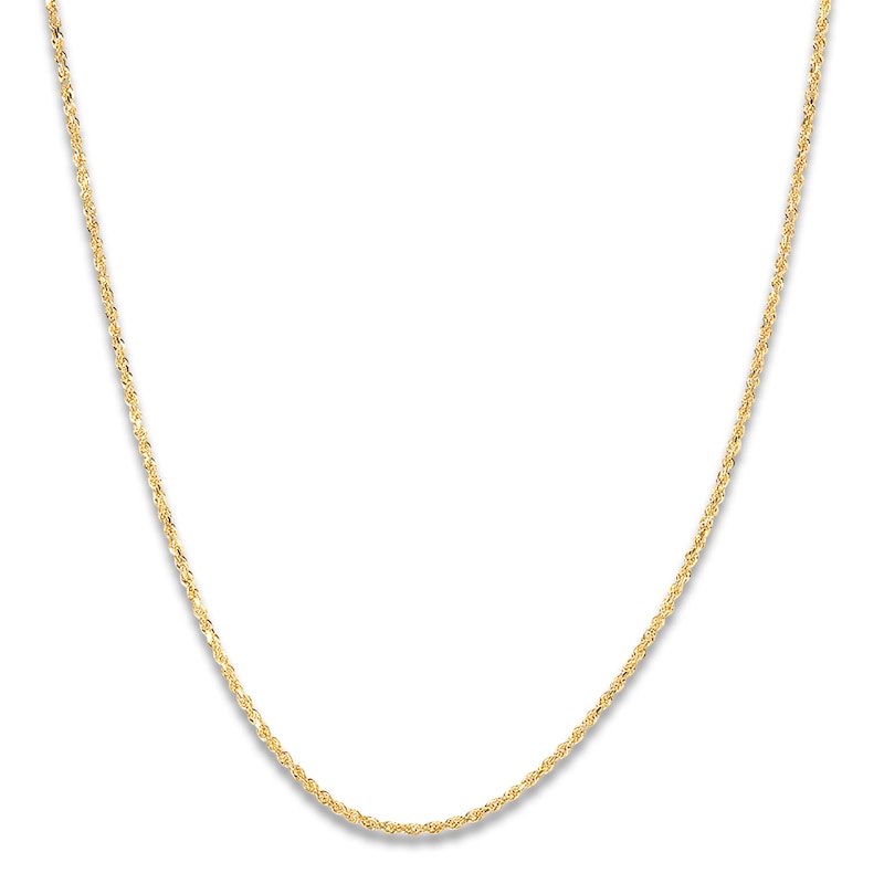 14K Gold Solid Rope Chain 1.8mm [ASORP14] | USA Jewels