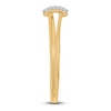 Thumbnail Image 3 of High-Polish Vertical Bar Ring Diamond Accents 14K Yellow Gold