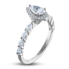 Thumbnail Image 2 of Vera Wang WISH Diamond Engagement Ring 1 ct tw Pear/Round 14K White Gold