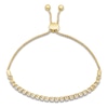 Thumbnail Image 0 of Lab-Created Diamond Line Bolo Bracelet 1 ct tw 14K Yellow Gold