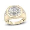 Thumbnail Image 1 of Men's Diamond Ring 1/2 ct tw Round 14K Yellow Gold