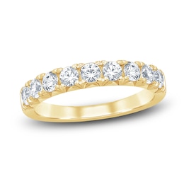 Diamond Anniversary Ring 1 ct tw Round 14K Yellow Gold