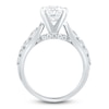 Thumbnail Image 2 of Diamond Engagement Ring 2-3/4 ct tw Oval/Round Platinum