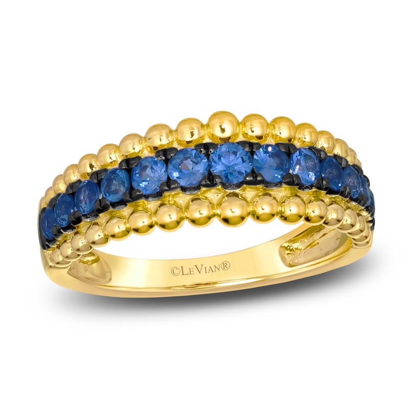 Main Image 1 of Le Vian Dolce D'Oro Natural Blue Sapphire Ring 14K Honey Gold