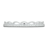 Thumbnail Image 3 of Diamond Scallop Anniversary Band 1/8 ct tw 14K White Gold