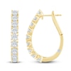 Thumbnail Image 0 of Pnina Tornai Diamond Hoop Earrings 2 ct tw Round 14K Yellow Gold