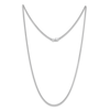 Thumbnail Image 3 of Solid Adjustable Wheat Chain Chain Necklace 1.6mm Sterling Silver 24"