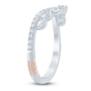 Thumbnail Image 2 of Pnina Tornai Marquise & Round-Cut Diamond Chevron Anniversary Ring 1/2 ct tw 14K White Gold