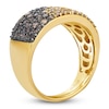 Thumbnail Image 2 of Le Vian Chocolate Ombré Diamond Ring 1 ct tw 14K Honey Gold