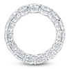 Thumbnail Image 2 of Certified Oval-Cut Diamond Eternity Band 6-3/4 - 8-1/6 ct tw Platinum