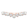 Thumbnail Image 3 of Pnina Tornai Cultured Pearl & Diamond Contour Anniversary Ring 1/3 ct tw 14K Rose Gold