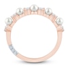 Thumbnail Image 4 of Pnina Tornai Cultured Pearl & Diamond Contour Anniversary Ring 1/3 ct tw 14K Rose Gold