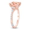 Thumbnail Image 2 of Pnina Tornai Cushion-Cut Morganite & Diamond Engagement Ring 1/2 ct tw 14K Rose Gold