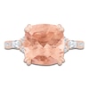 Thumbnail Image 3 of Pnina Tornai Cushion-Cut Morganite & Diamond Engagement Ring 1/2 ct tw 14K Rose Gold