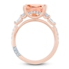 Thumbnail Image 4 of Pnina Tornai Cushion-Cut Morganite & Diamond Engagement Ring 1/2 ct tw 14K Rose Gold