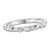 Thumbnail Image 1 of Kirk Kara Diamond Four-Stone Leaf Wedding Band 1/15 ct tw 18K White Gold