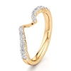 Thumbnail Image 4 of J'Lure Lab-Created Diamond Contour Wedding Band 1/3 ct tw 18K Yellow Gold