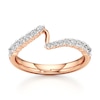 Thumbnail Image 1 of J'Lure Lab-Created Diamond Contour Wedding Band 3/8 ct tw 18K Rose Gold