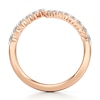 Thumbnail Image 2 of J'Lure Lab-Created Diamond Contour Wedding Band 3/8 ct tw 18K Rose Gold