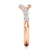 Thumbnail Image 3 of J'Lure Lab-Created Diamond Contour Wedding Band 3/8 ct tw 18K Rose Gold