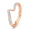 Thumbnail Image 4 of J'Lure Lab-Created Diamond Contour Wedding Band 3/8 ct tw 18K Rose Gold