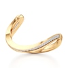 Thumbnail Image 1 of J'Lure Lab-Created Diamond Contour Wedding Band 1/6 ct tw 18K Yellow Gold