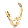 Thumbnail Image 4 of J'Lure Lab-Created Diamond Contour Wedding Band 1/6 ct tw 18K Yellow Gold