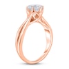 Thumbnail Image 1 of Diamond Solitaire Twist Engagement Ring 2 ct tw Round 14K Rose Gold (I2/I)