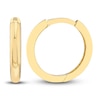 Thumbnail Image 1 of Polished Round Huggie Earrings 14K Yellow Gold 13.1mm