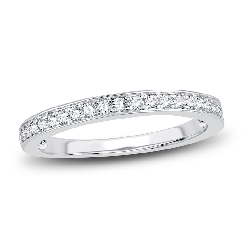 Main Image 1 of Diamond Wedding Band 1/5 ct tw Round 14K White Gold