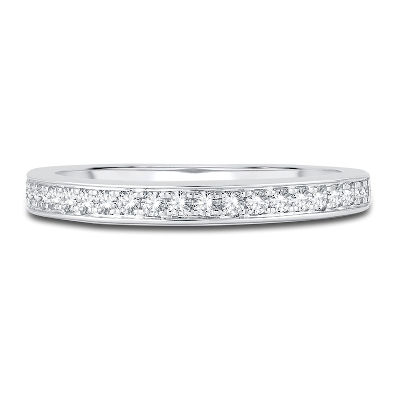 Main Image 3 of Diamond Wedding Band 1/5 ct tw Round 14K White Gold