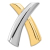 Thumbnail Image 1 of High-Polish X Slide Charm 14K Two-Tone Gold