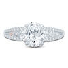 Thumbnail Image 3 of Pnina Tornai Lab-Created Diamond Engagement Ring 2-1/5 ct tw Oval/Marquise/ Round 14K White Gold