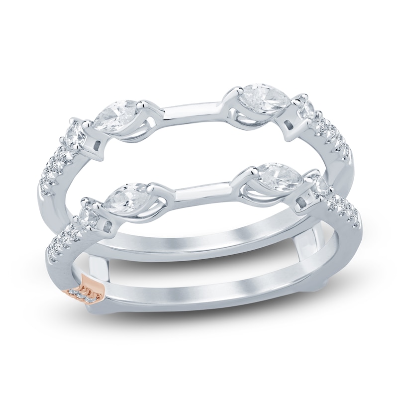 Main Image 1 of Pnina Tornai Round & Marquise-Cut Diamond Enhancer Band 1/2 ct tw 14K White Gold