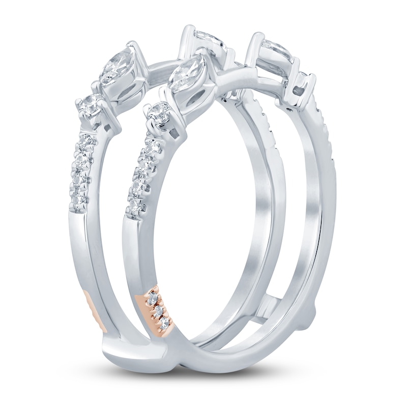 Main Image 2 of Pnina Tornai Round & Marquise-Cut Diamond Enhancer Band 1/2 ct tw 14K White Gold