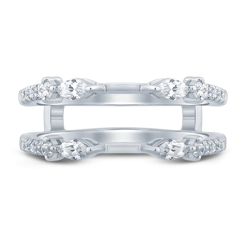 Main Image 3 of Pnina Tornai Round & Marquise-Cut Diamond Enhancer Band 1/2 ct tw 14K White Gold