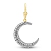 Thumbnail Image 1 of Charm'd by Lulu Frost Diamond Pave Moon Charm 1/2 ct tw Diamonds 10K Two-Toned Gold