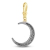 Thumbnail Image 2 of Charm'd by Lulu Frost Diamond Pave Moon Charm 1/2 ct tw Diamonds 10K Two-Toned Gold