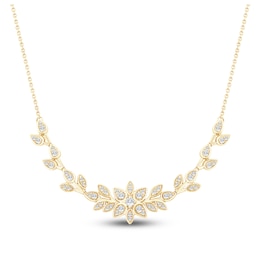 Pnina Tornai Round Diamond Necklace 1/2 ct tw 14K Yellow Gold