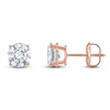 Thumbnail Image 0 of Round-Cut Lab-Created Diamond Solitaire Stud Earrings 1 ct tw 14K Rose Gold (F/SI2)