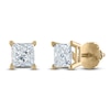 Thumbnail Image 2 of Princess-Cut Diamond Solitaire Stud Earrings 3/4 ct tw 14K Yellow Gold (I/I2)