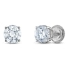 Thumbnail Image 2 of Round-Cut Diamond Solitaire Stud Earrings 3 ct tw 14K White Gold (I/I2)