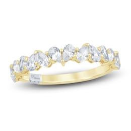 Lab-Created Diamond Pnina Tornai Pear-Shaped Heart Anniversary Ring 1 ct tw 14K Yellow Gold