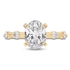 Thumbnail Image 2 of Lab-Created Diamond Oval-Cut Engagement Ring 2-1/4 ct tw 14K Yellow Gold