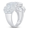 Thumbnail Image 2 of Baguette & Round-Cut Multi-Diamond Fashion Ring 1-3/4 ct tw 14K White Gold