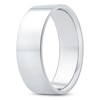 Thumbnail Image 2 of Flat Wedding Band Platinum 7mm