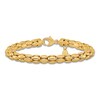 Thumbnail Image 0 of Blue Nile X Jared Fancy Oval Link Bracelet 14K Yellow Gold 7.5"