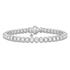 Thumbnail Image 0 of Blue Nile X Jared Diamond Tennis Bracelet 5 ct tw 14K White Gold 7"